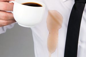 Big coffee stain
